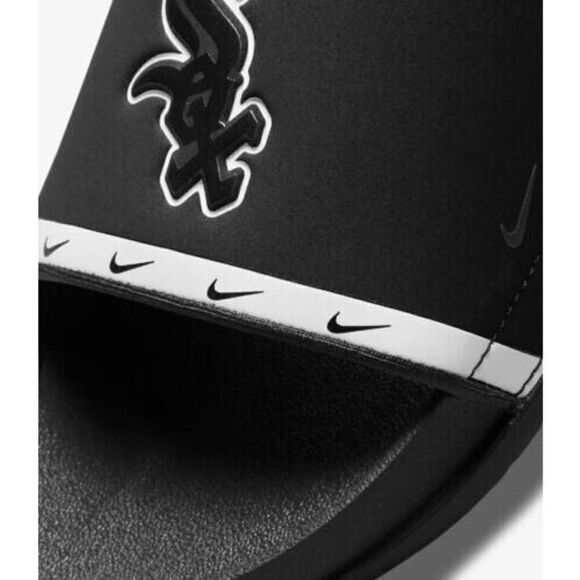 Nike DH7000 001 Men's Sz 11 Black/White Offcourt MLB Chicago White Sox Slides - Picture 4 of 4